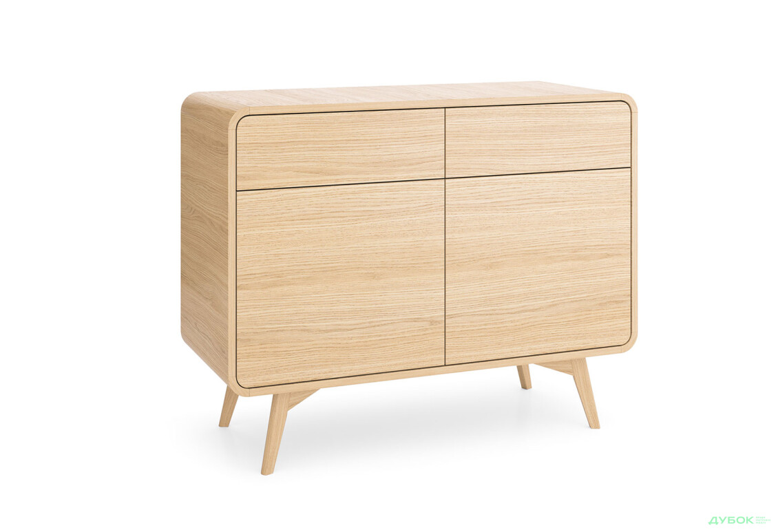 Изображение 4 - Комод Kredens furniture Helion / Гелион KSZ108 с 2 ящиками и дверками 108 см, дуб виченза