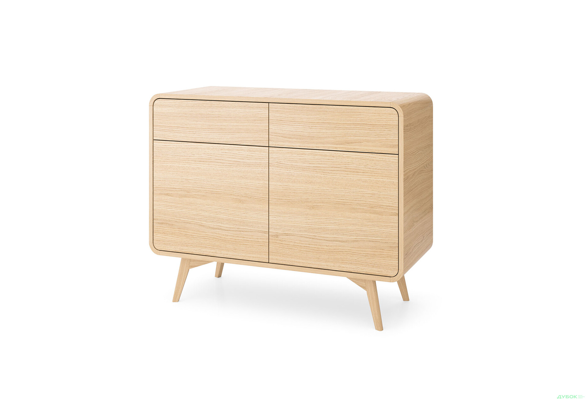 Изображение 1 - Комод Kredens furniture Helion / Гелион KSZ108 с 2 ящиками и дверками 108 см, дуб виченза