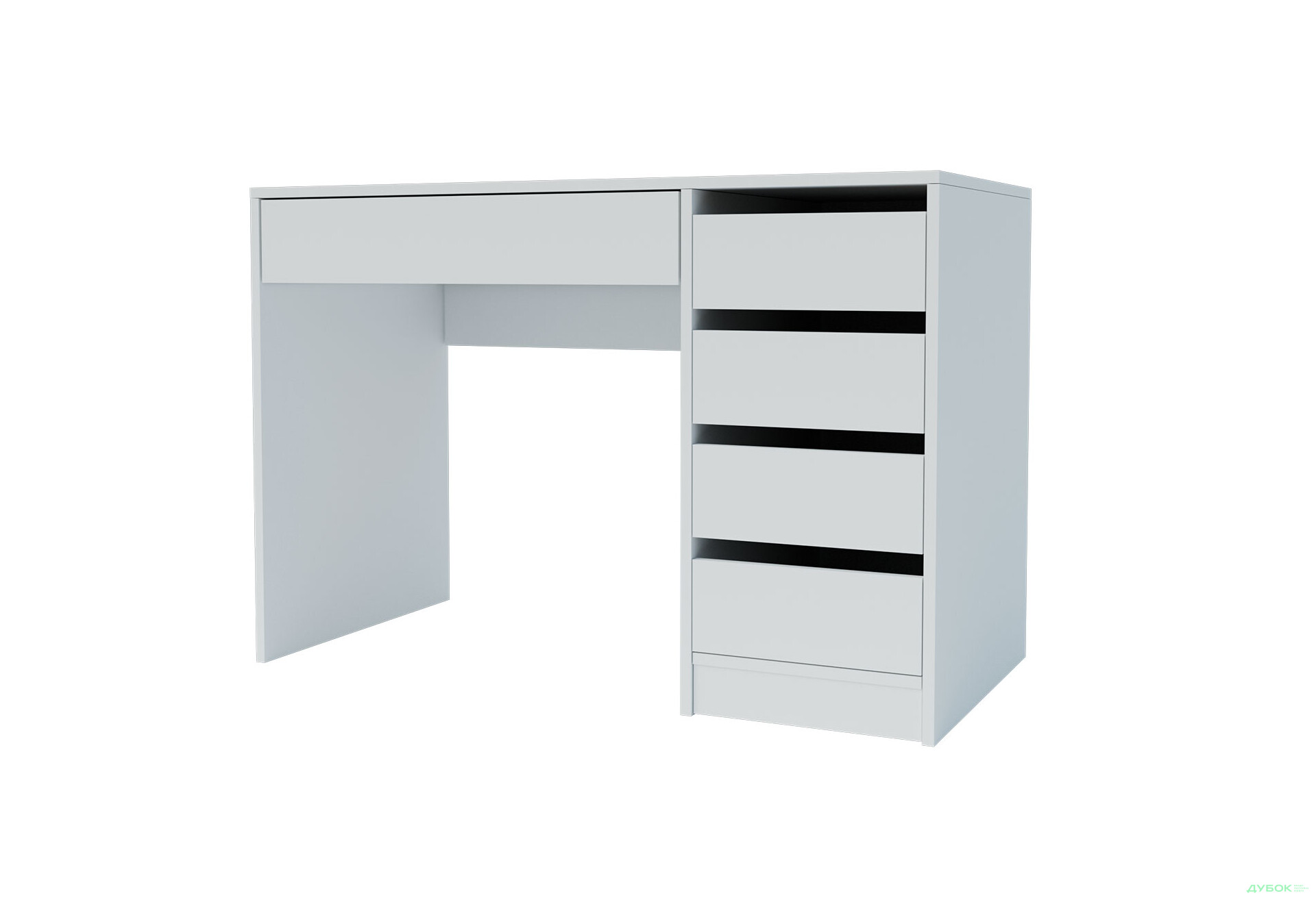 Зображення 7 - Письмовий стіл Профі R з шухлядами Білий Garant