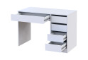 Зображення 6 - Письмовий стіл Профі R з шухлядами Білий Garant