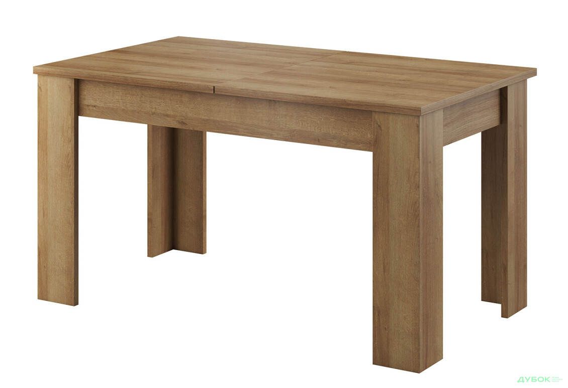 Стіл столовий Kredens furniture Sky / Скай L140 розкладний 140 / 180 см, дуб рів'єра