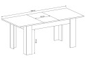 Зображення 4 - Стіл столовий Kredens furniture Sky / Скай L140 розкладний 140 / 180 см, дуб рів'єра