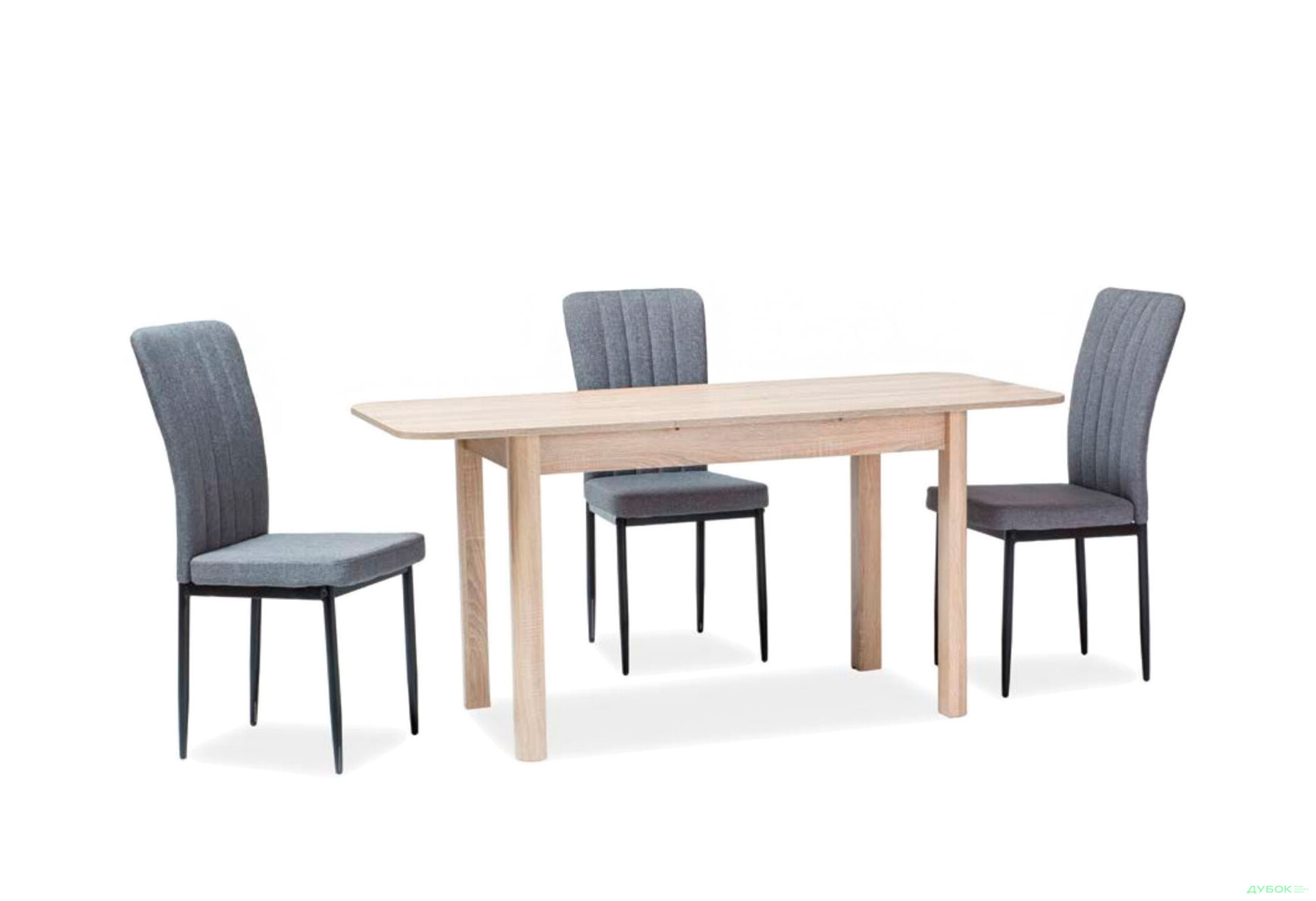 Зображення 3 - Стіл столовий Kredens furniture Diego II / Дієго ІІ розкладний 105/140 дуб сонома МДФ / дерево