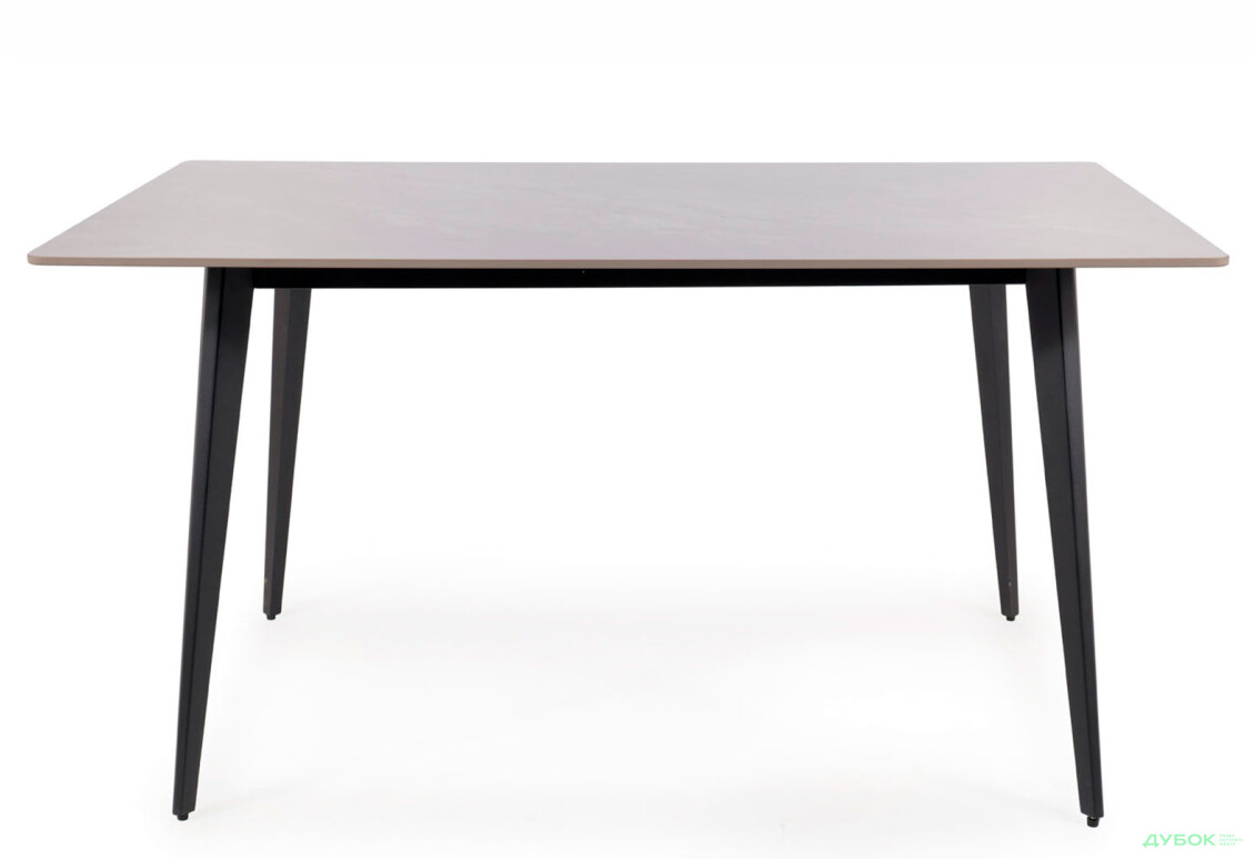 Изображение 4 - Стол столовый Креденс Фениче Ivy / Иви нераскладной 140 см, мраморный эффект, серый / черный мат