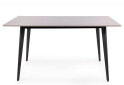 Изображение 4 - Стол столовый Креденс Фениче Ivy / Иви нераскладной 140 см, мраморный эффект, серый / черный мат