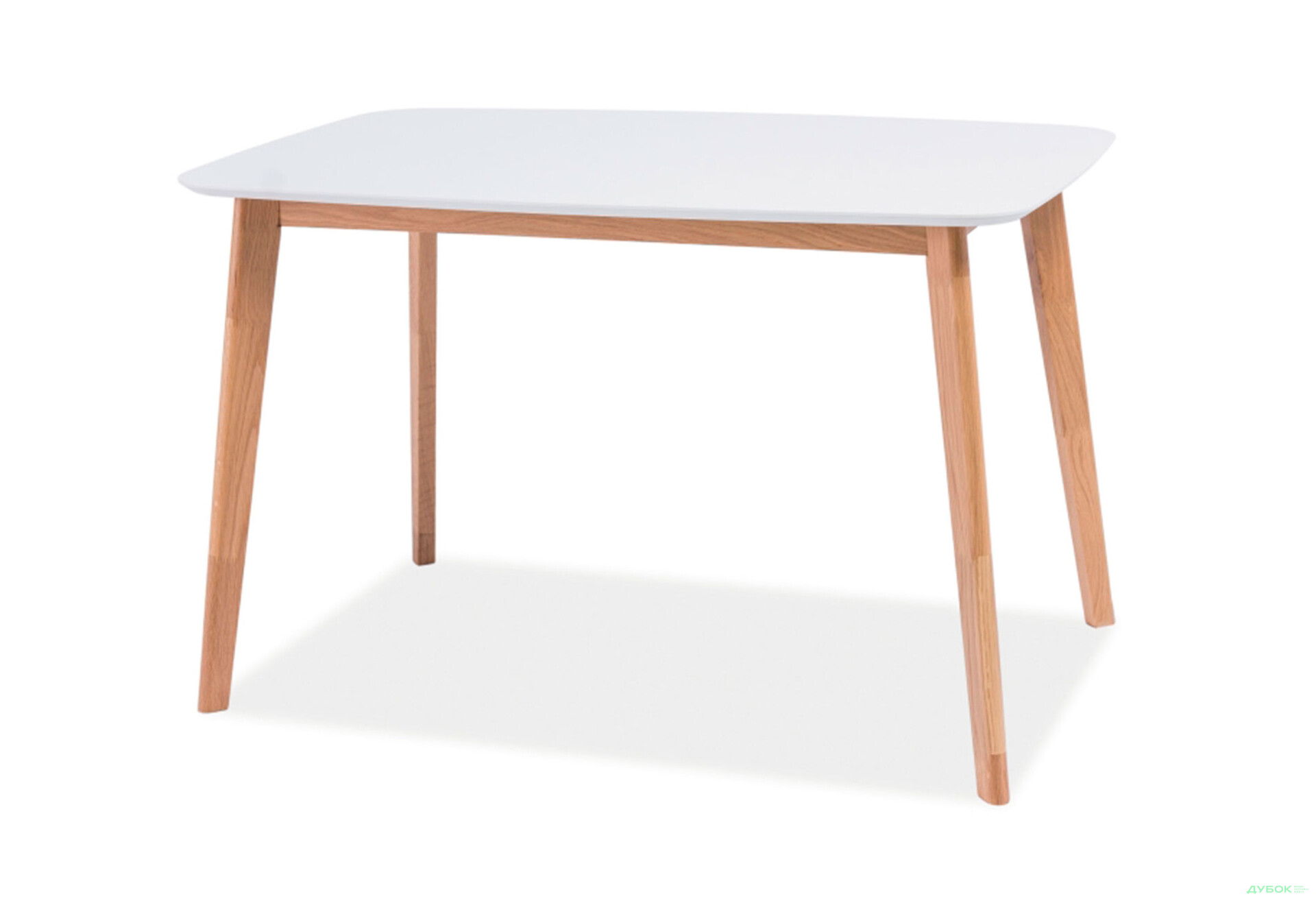 Изображение 1 - Стол столовый Креденс Фениче Mosso I / Моссо I нераскладной 120x75 см, белый / дуб