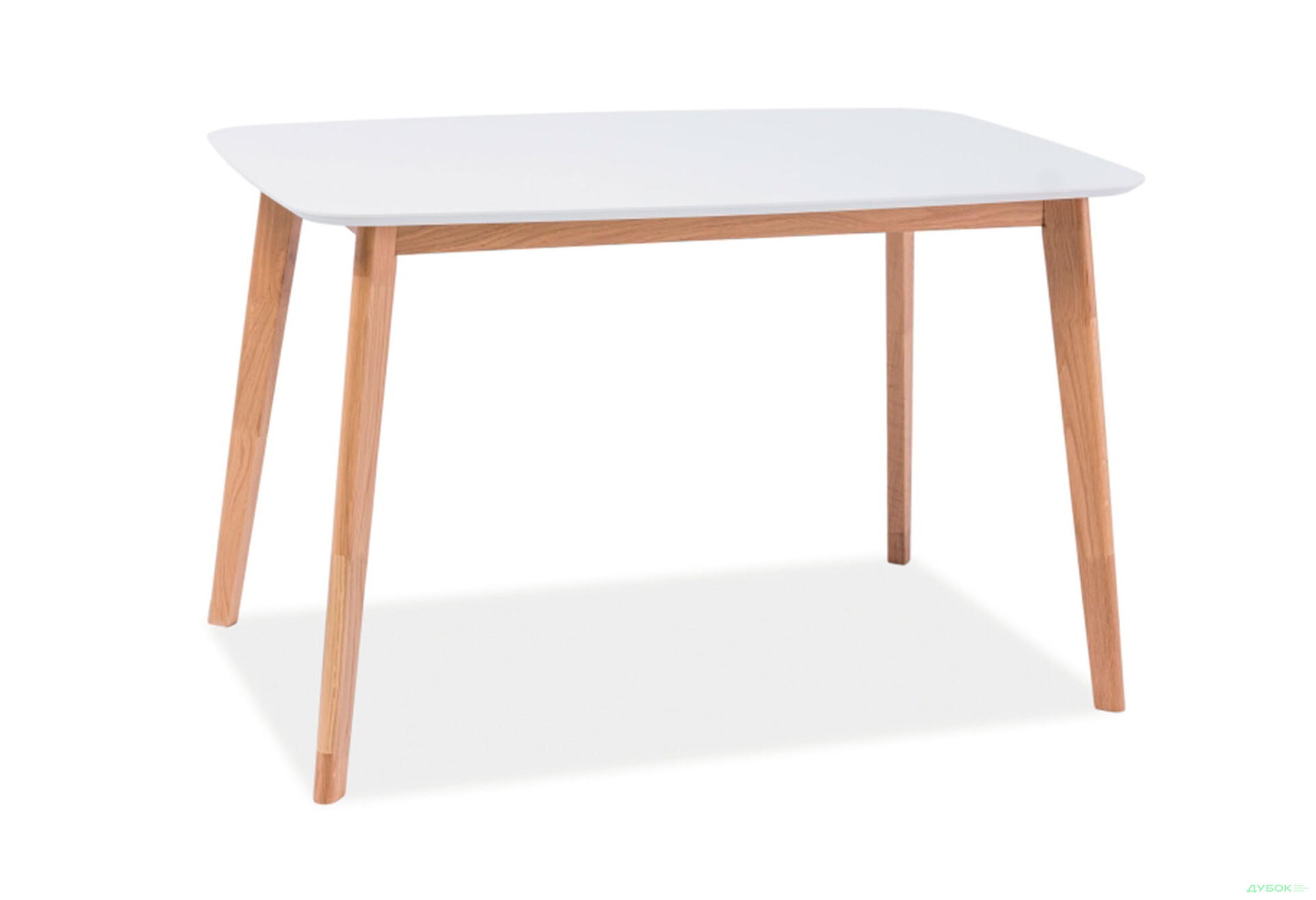 Изображение 3 - Стол столовый Креденс Фениче Mosso I / Моссо I нераскладной 120x75 см, белый / дуб