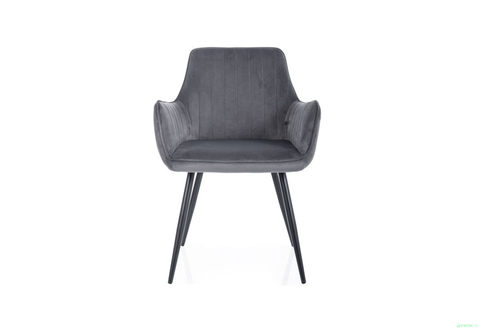 Изображение 1 - Стул Apple Velvet / Эпл Вельвет черный металл / ткань Bluvel 14 Креденс Фениче