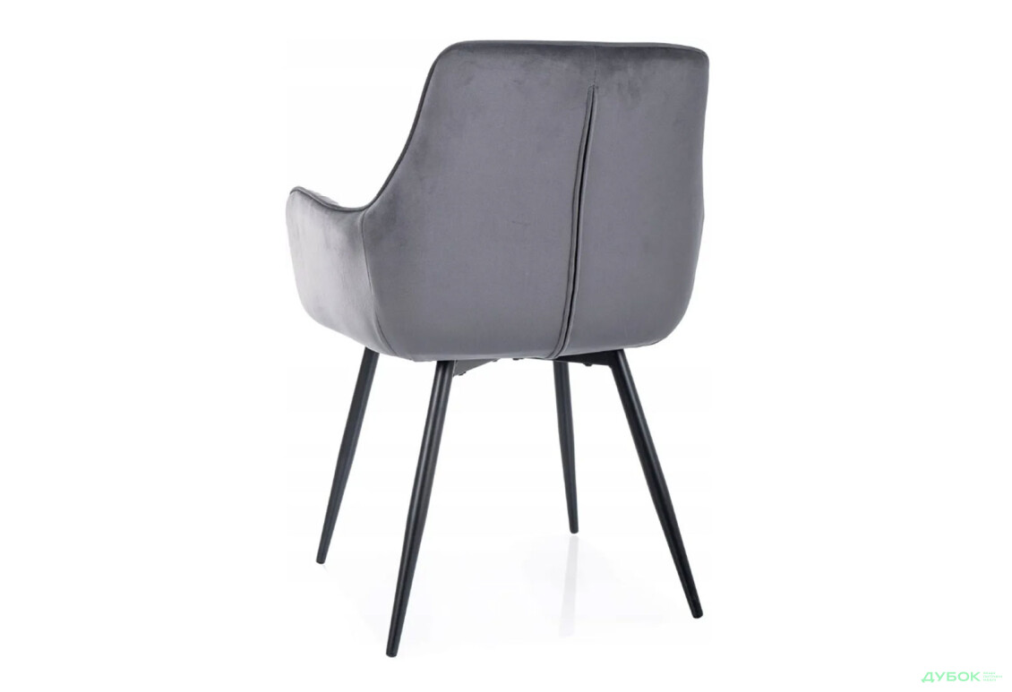 Изображение 3 - Стул Apple Velvet / Эпл Вельвет черный металл / ткань Bluvel 14 Креденс Фениче