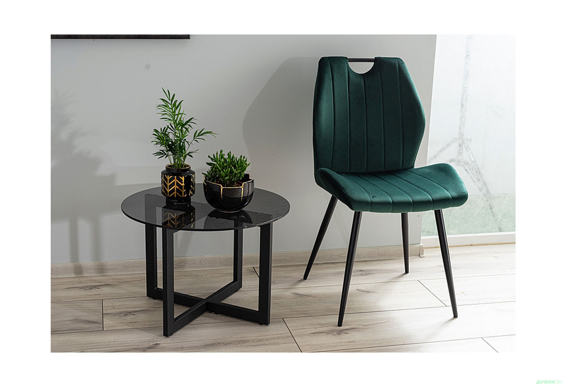 Изображение 7 - Стул Arco Velvet / Арко Вельвет матовый черный металл / Bluvel 78 зелёный Креденс Фениче