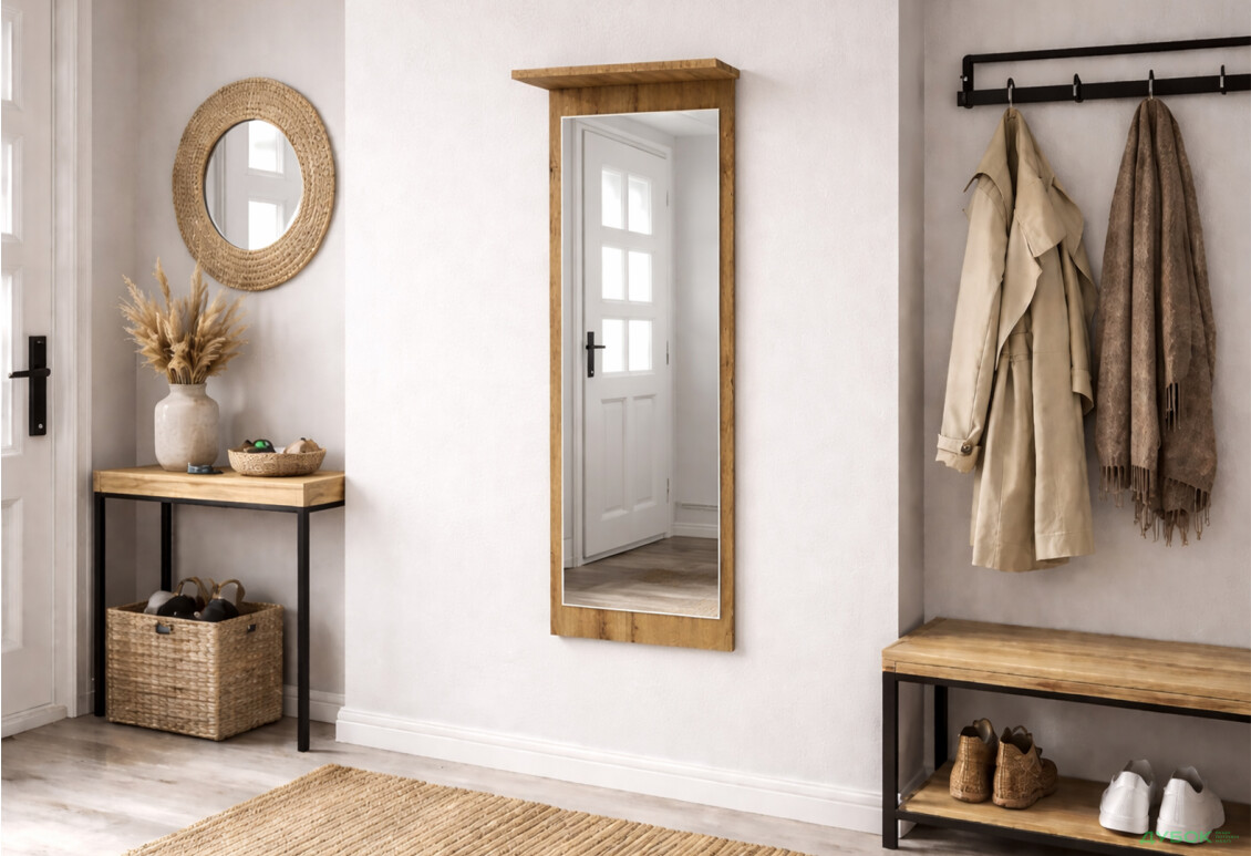 Изображение 2 - Зеркало Стефани 40х115 дуб артизан Garant