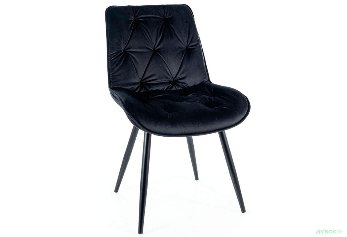 Изображение 3 - Стул Cherry II Velvet / Черри II Вельвет матовый черный металл / Bluvel 19 Креденс Фениче