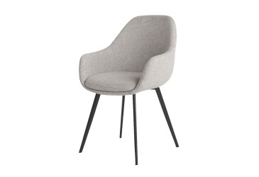 Стул Vinto Brego / Винто Брего ножки черные / ткань серая 07 Kredens furniture