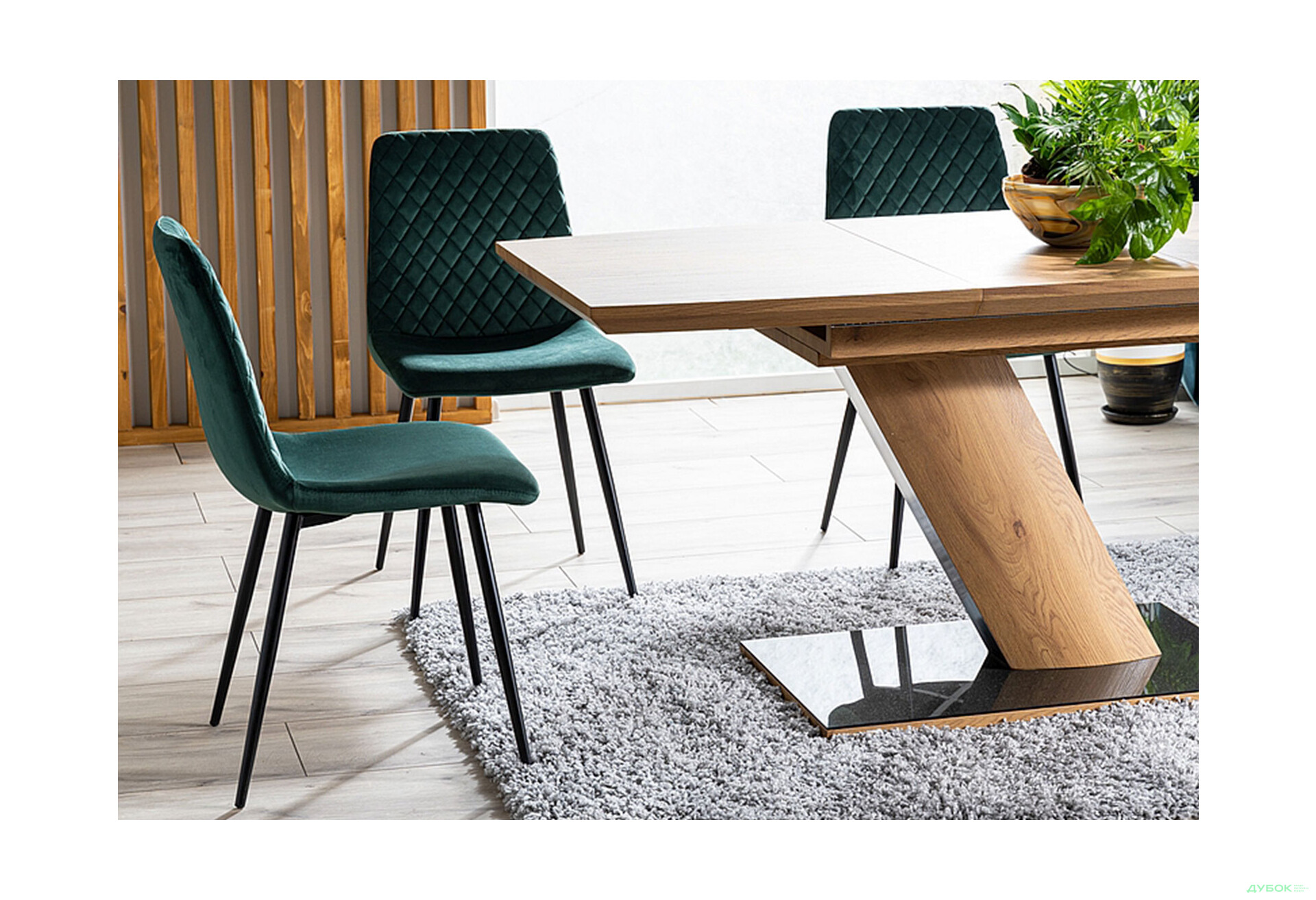 Изображение 3 - Стул Iris Velvet / Ирис Вельвет черный металл / Bluvel 78 зеленый Креденс Фениче