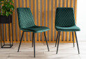 Изображение 4 - Стул Iris Velvet / Ирис Вельвет черный металл / Bluvel 78 зеленый Креденс Фениче