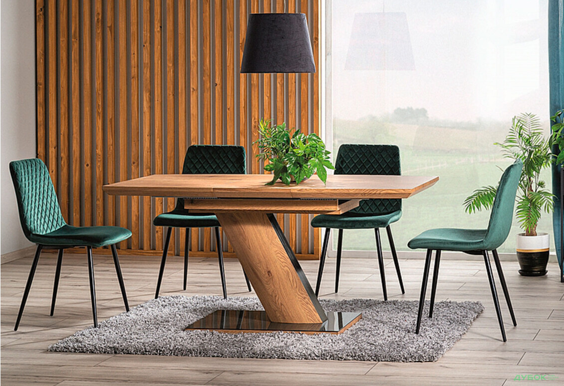 Изображение 2 - Стул Iris Velvet / Ирис Вельвет черный металл / Bluvel 78 зеленый Креденс Фениче