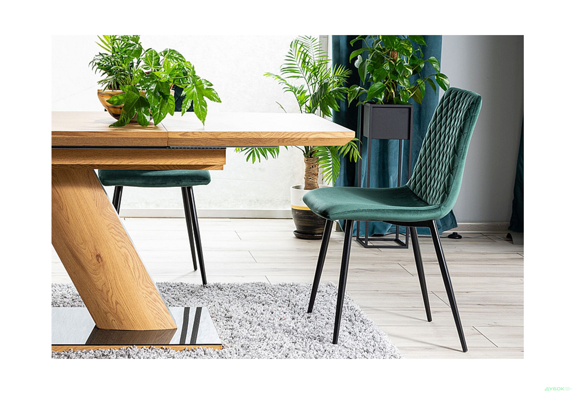 Изображение 7 - Стул Iris Velvet / Ирис Вельвет черный металл / Bluvel 78 зеленый Креденс Фениче