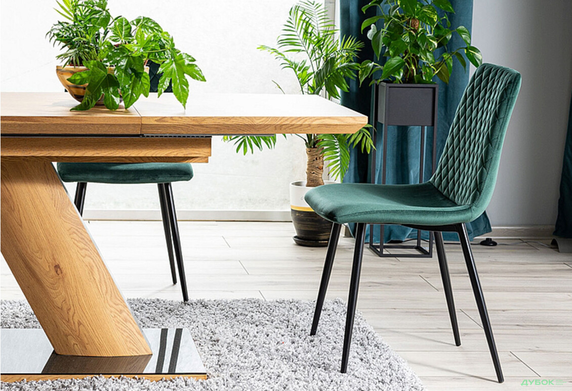 Изображение 7 - Стул Iris Velvet / Ирис Вельвет черный металл / Bluvel 78 зеленый Креденс Фениче