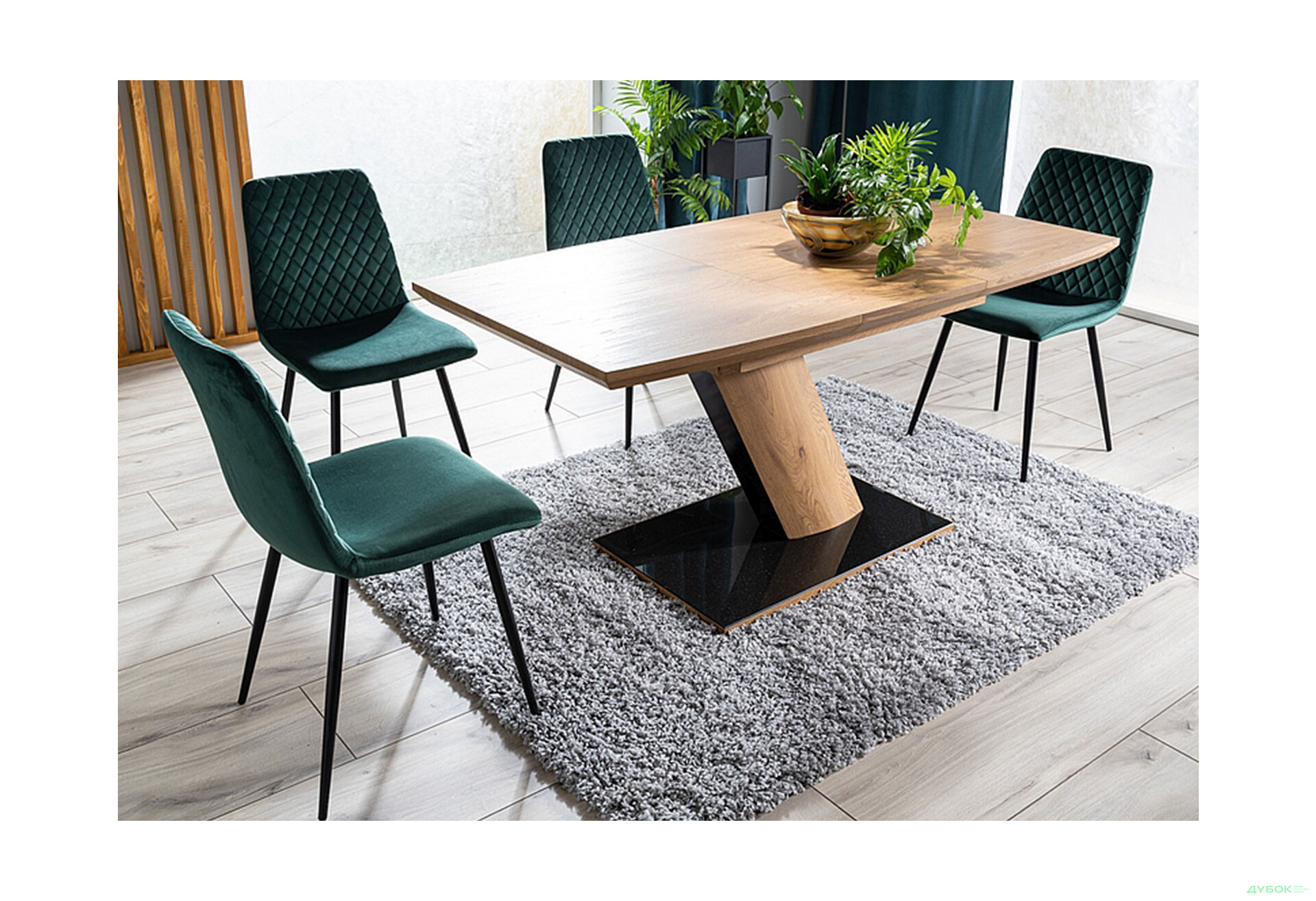 Изображение 6 - Стул Iris Velvet / Ирис Вельвет черный металл / Bluvel 78 зеленый Креденс Фениче