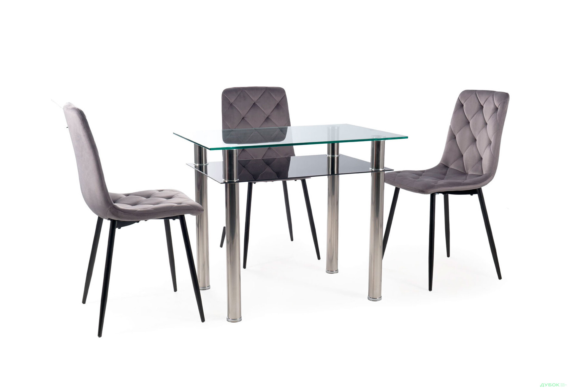 Изображение 5 - Стул Jerry Velvet / Джерри Вельвет черный металл / Bluvel 14 серый Креденс Фениче