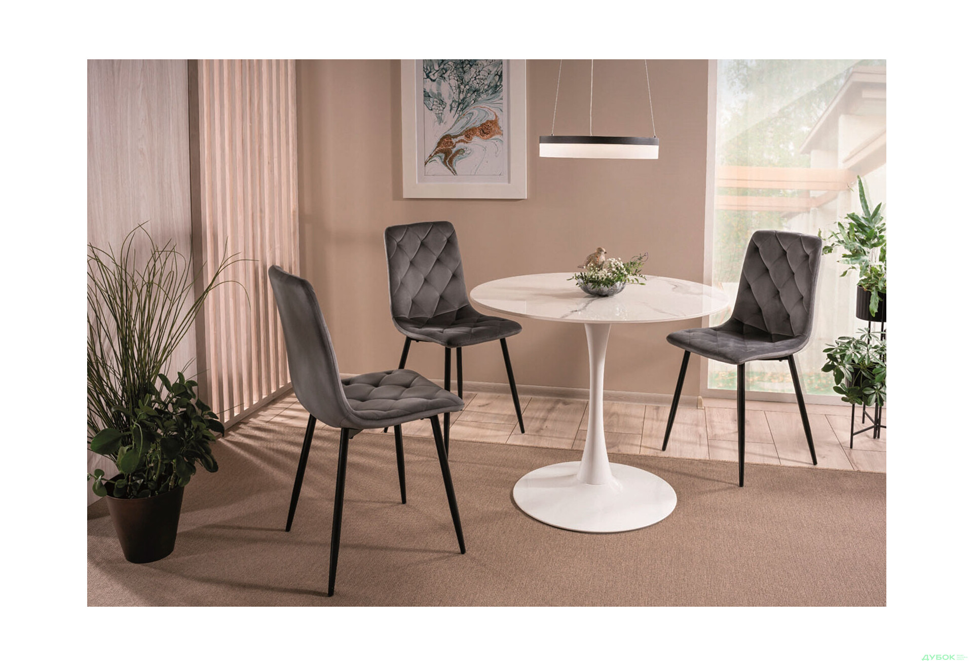 Изображение 3 - Стул Jerry Velvet / Джерри Вельвет черный металл / Bluvel 14 серый Креденс Фениче