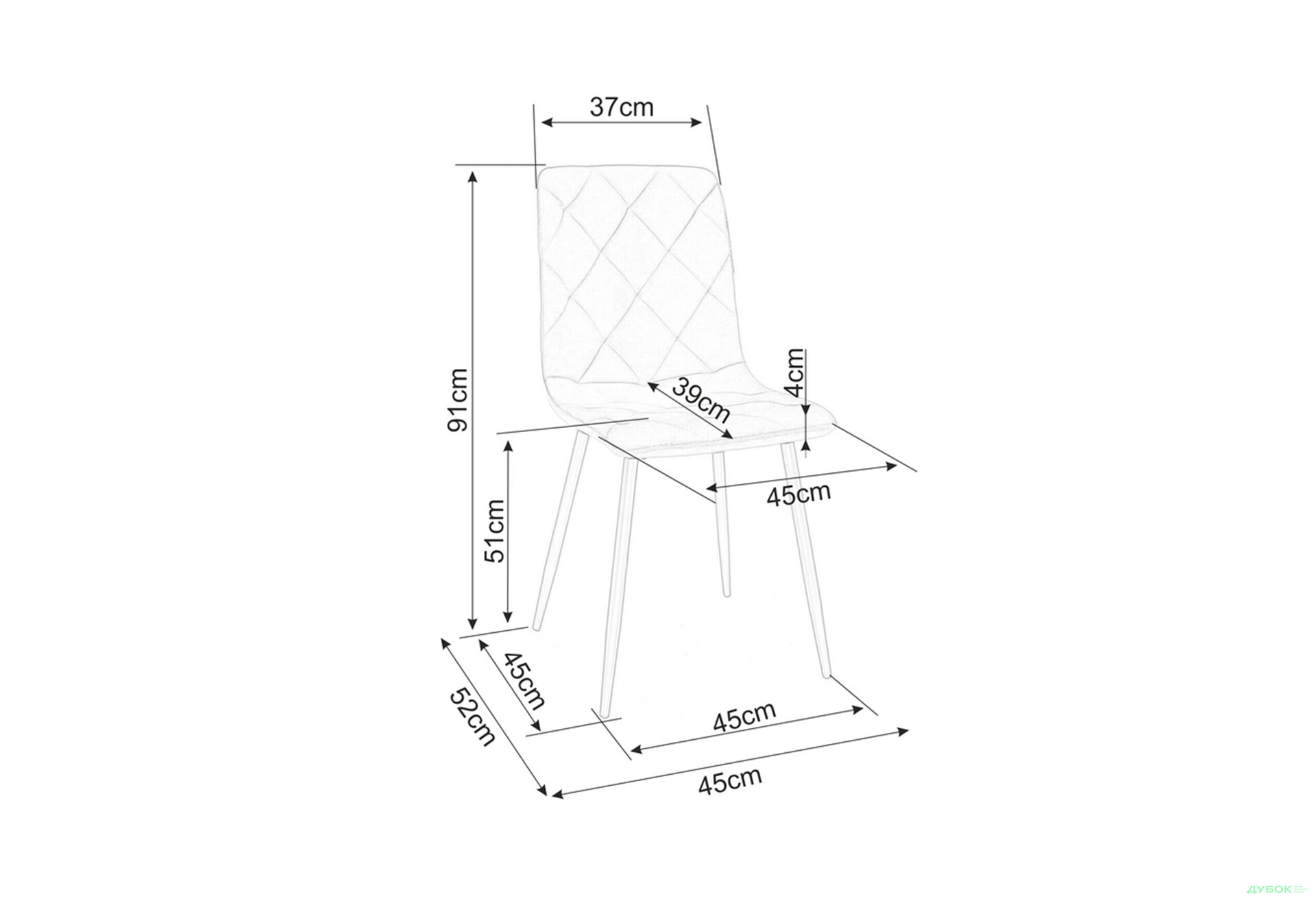 Изображение 7 - Стул Jerry Velvet / Джерри Вельвет черный металл / Bluvel 14 серый Креденс Фениче