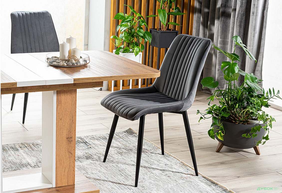 Изображение 4 - Стул Kim Velvet / Ким Вельвет черный металл / Bluvel 19 черный Креденс Фениче