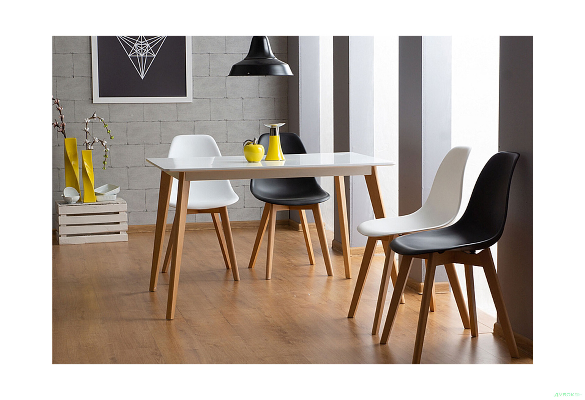 Изображение 3 - Стул Moris PP / Морис ПП белый / бук Креденс Фениче