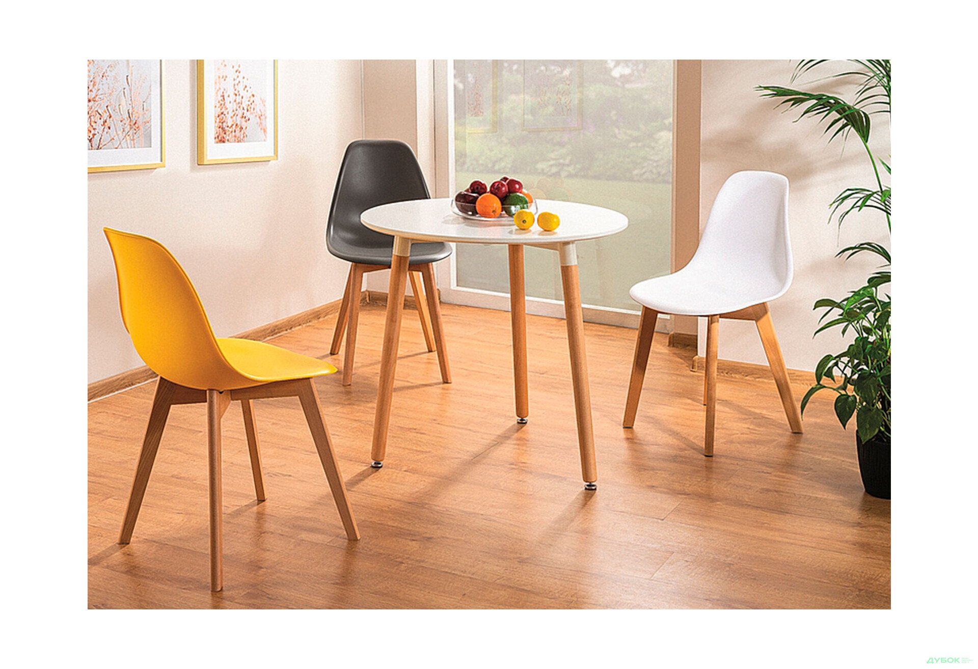 Изображение 4 - Стул Moris PP / Морис ПП белый / бук Креденс Фениче