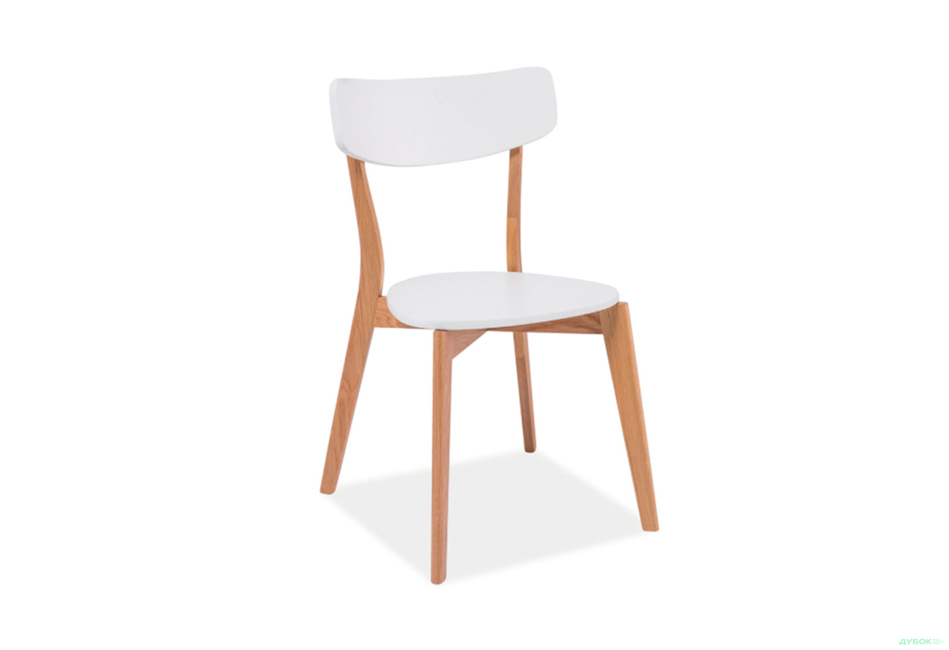 Зображення 3 - Стілець Mosso / Моссо дерево дуб / МДФ біла Kredens furniture