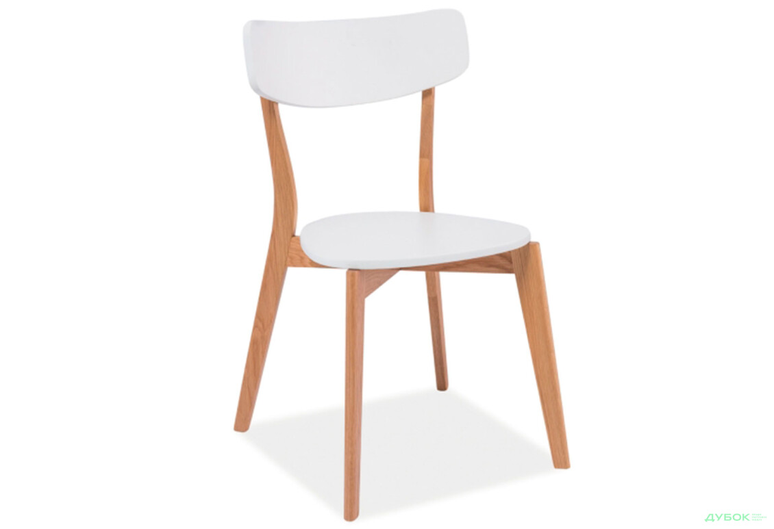 Зображення 3 - Стілець Mosso / Моссо дерево дуб / МДФ біла Kredens furniture