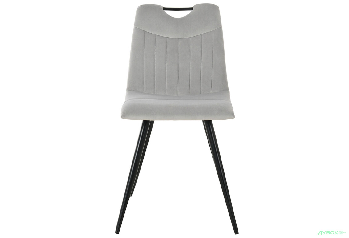 Изображение 3 - Стул Orfe Velvet / Офре Вельвет черный матовый металл / Bluvel 03 светло-серый Креденс Фениче