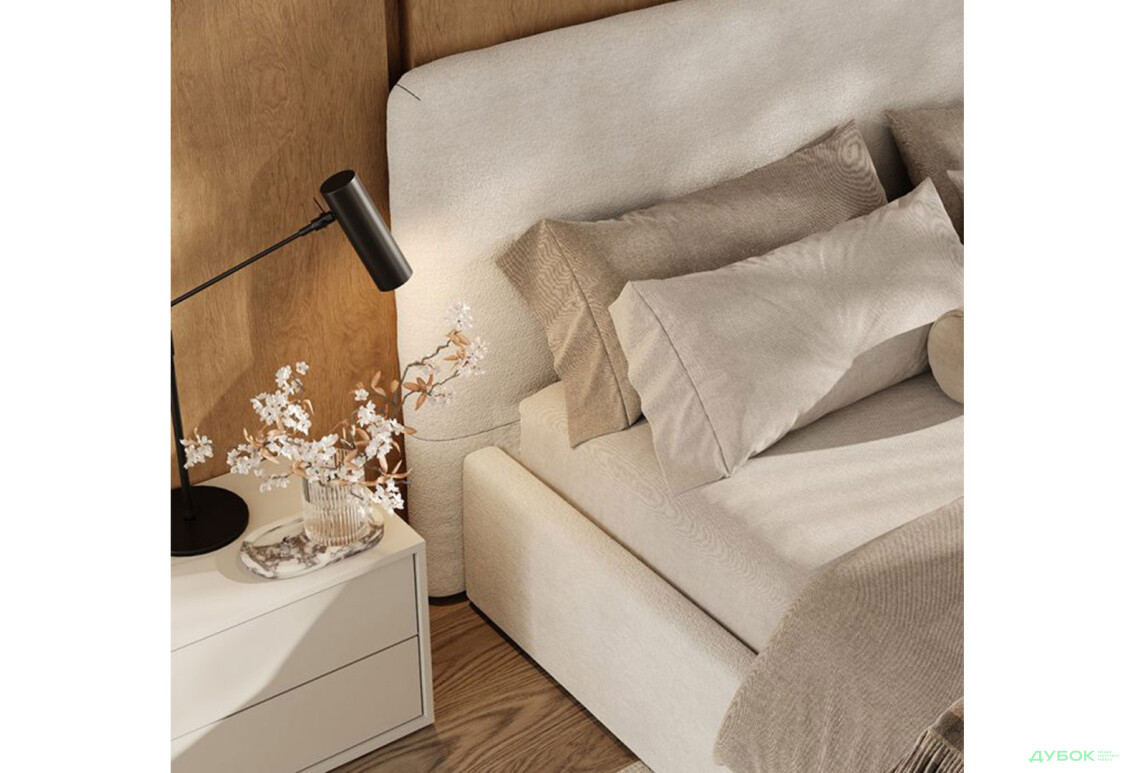 Изображение 3 - Кровать-подиум МироМарк Амелия 160x200 неподъёмная, тк. Avanti 01