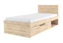 Зображення 1 - Ліжко Oskar / Оскар 90x200 см із вкладом дуб сан ремо Kredens furniture