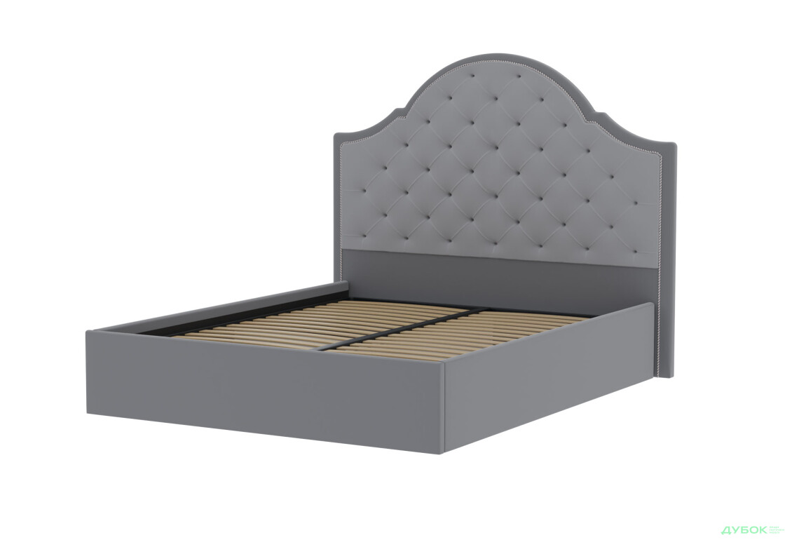 Зображення 4 - Ліжко-подіум MiroMark Мілана 160x200 підйомне, світло-сірий велюр