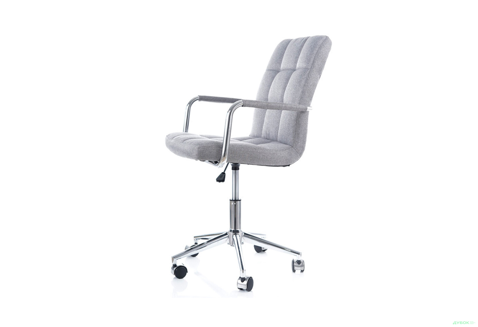 Зображення 8 - Крісло Q-022 поворотне, тканина сіра Kredens furniture