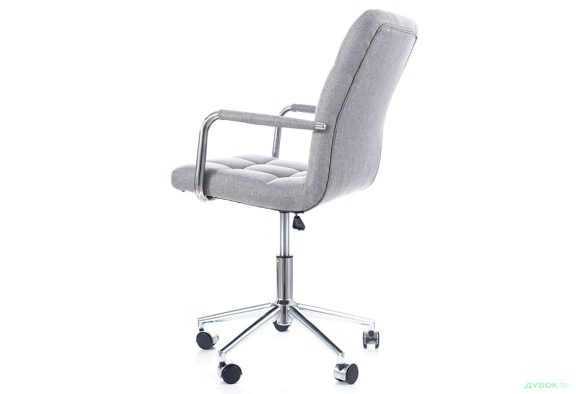 Зображення 3 - Крісло Q-022 поворотне, тканина сіра Kredens furniture