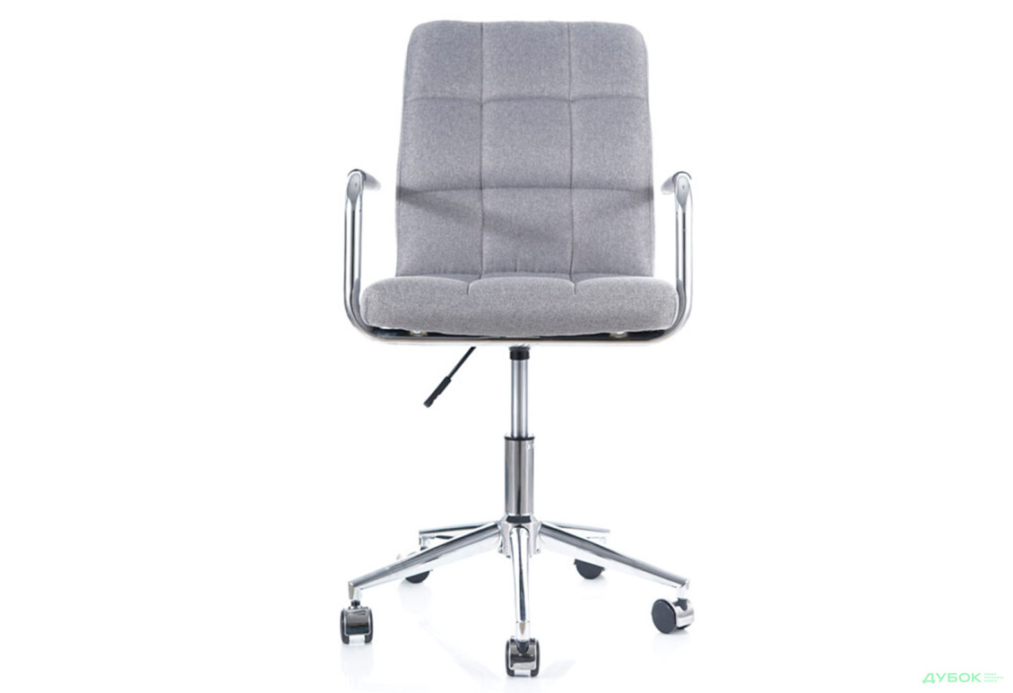 Зображення 5 - Крісло Q-022 поворотне, тканина сіра Kredens furniture