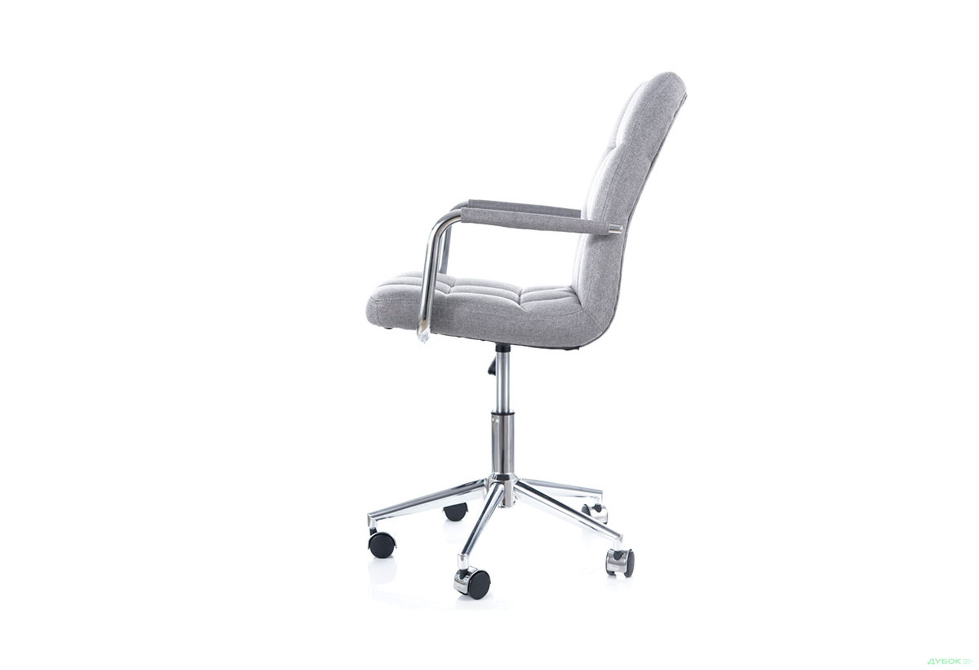 Зображення 9 - Крісло Q-022 поворотне, тканина сіра Kredens furniture