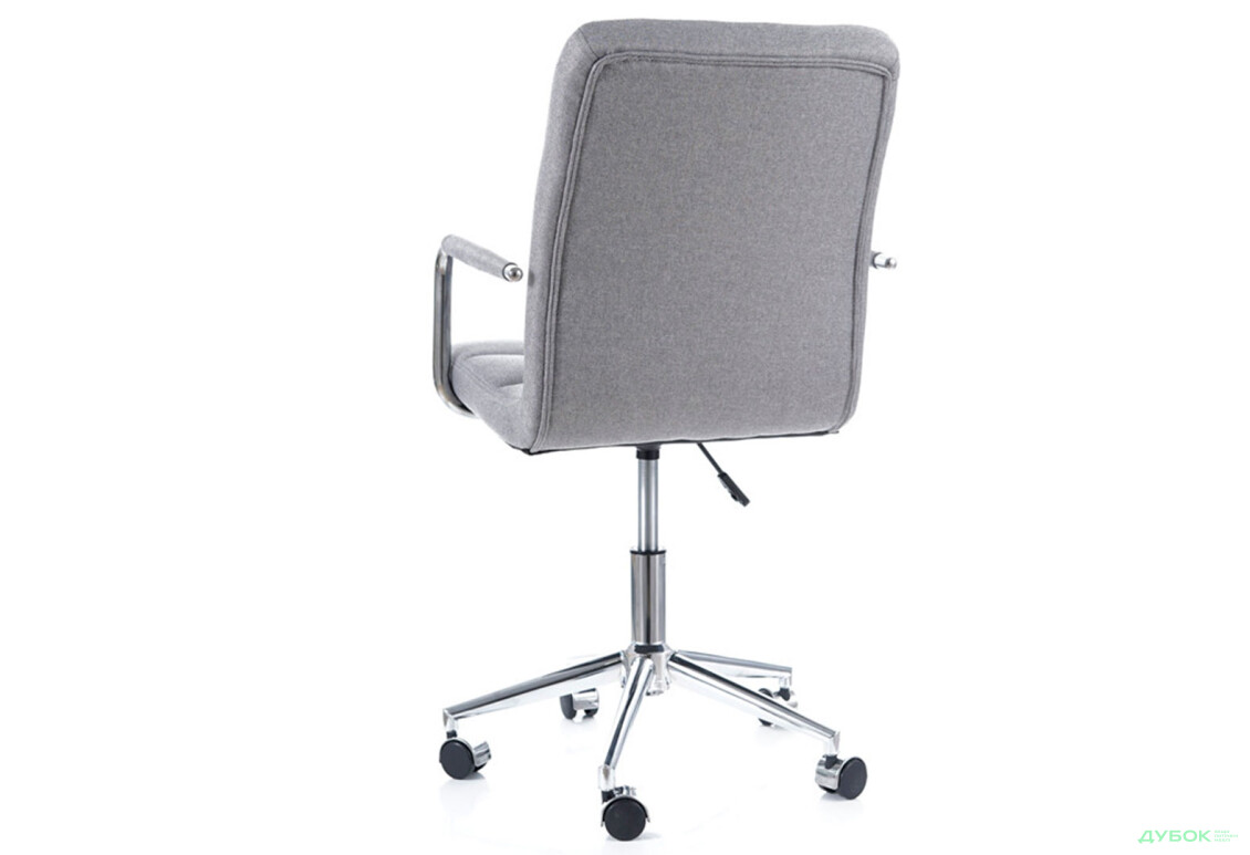 Зображення 10 - Крісло Q-022 поворотне, тканина сіра Kredens furniture