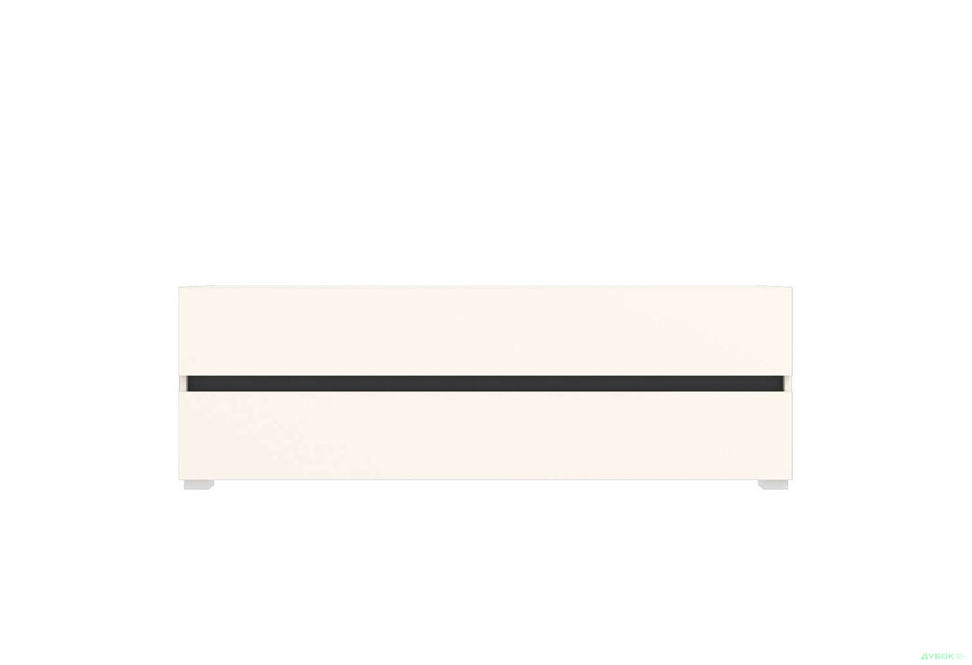 Зображення 1 - Тумба під ТБ Гербор Лондон RTV2S з 2 шухлядами, кашемір / антрацит 