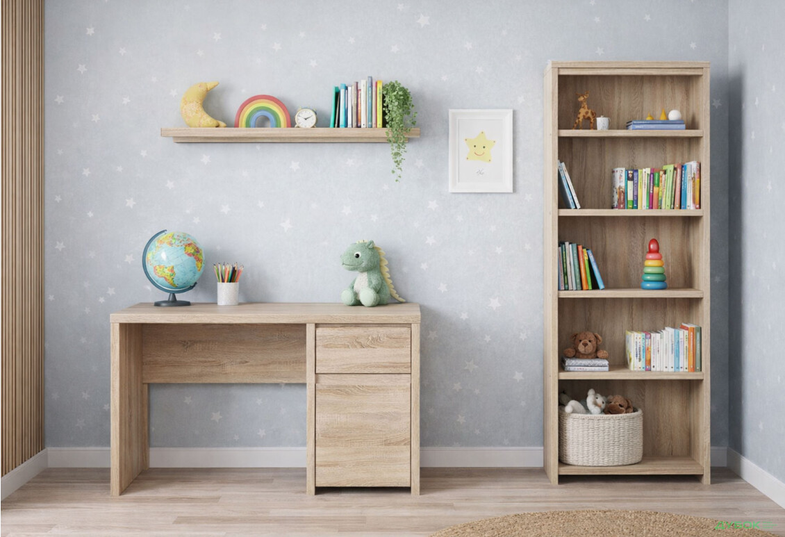 Детская Каспиан / Kaspian ВМК 210 см, дуб сонома