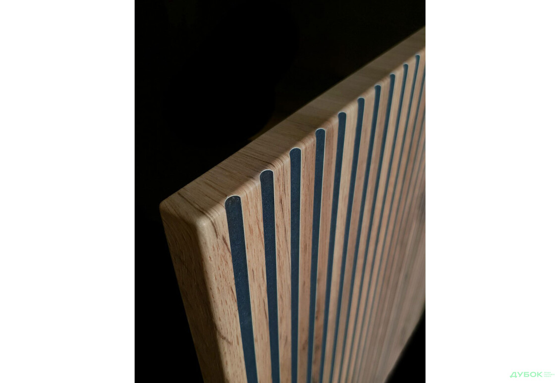 Зображення 6 - Комод з підсвіткою Perfect Home Сенто / Sento K104 з вітриною та дверкою 103 см, чорний / дуб вотан