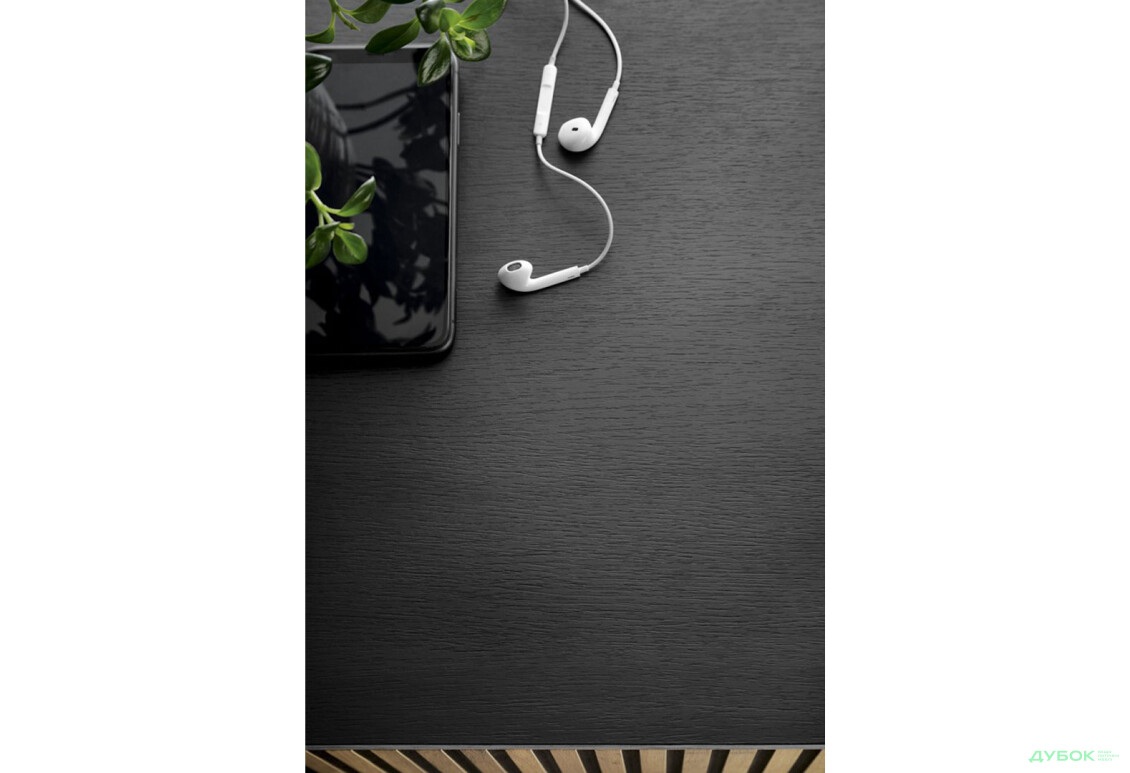 Зображення 5 - Комод з підсвіткою Perfect Home Сенто / Sento KSZ154 з вітриною, 3 шухлядами і дверкою 153 см, чорний / дуб вотан