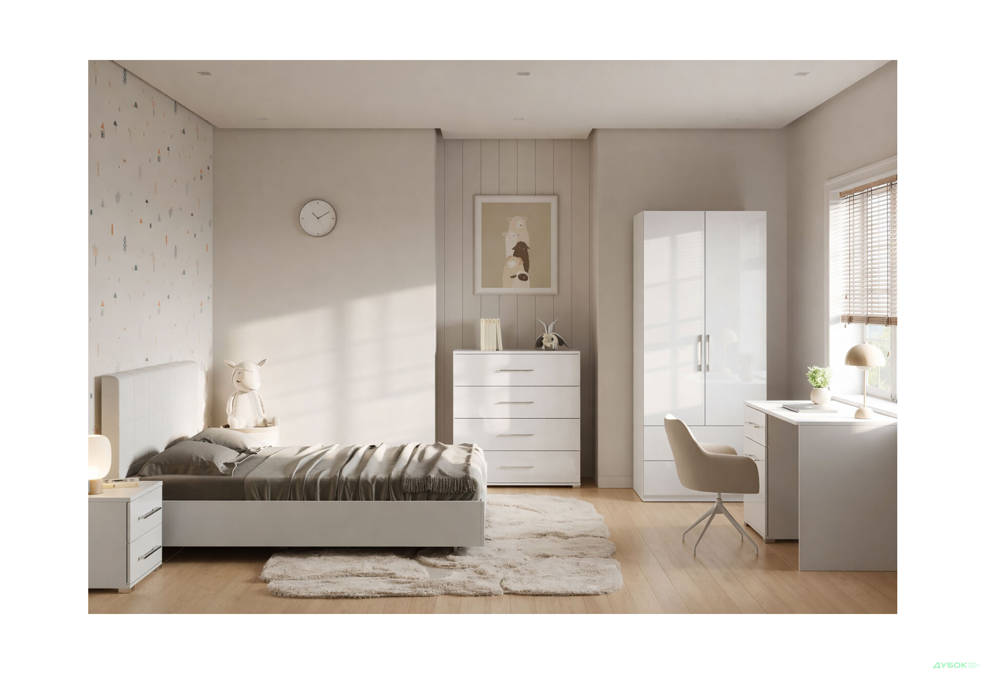 Изображение 1 - Детская МироМарк Фемили / Family с кроватью 90х200 см