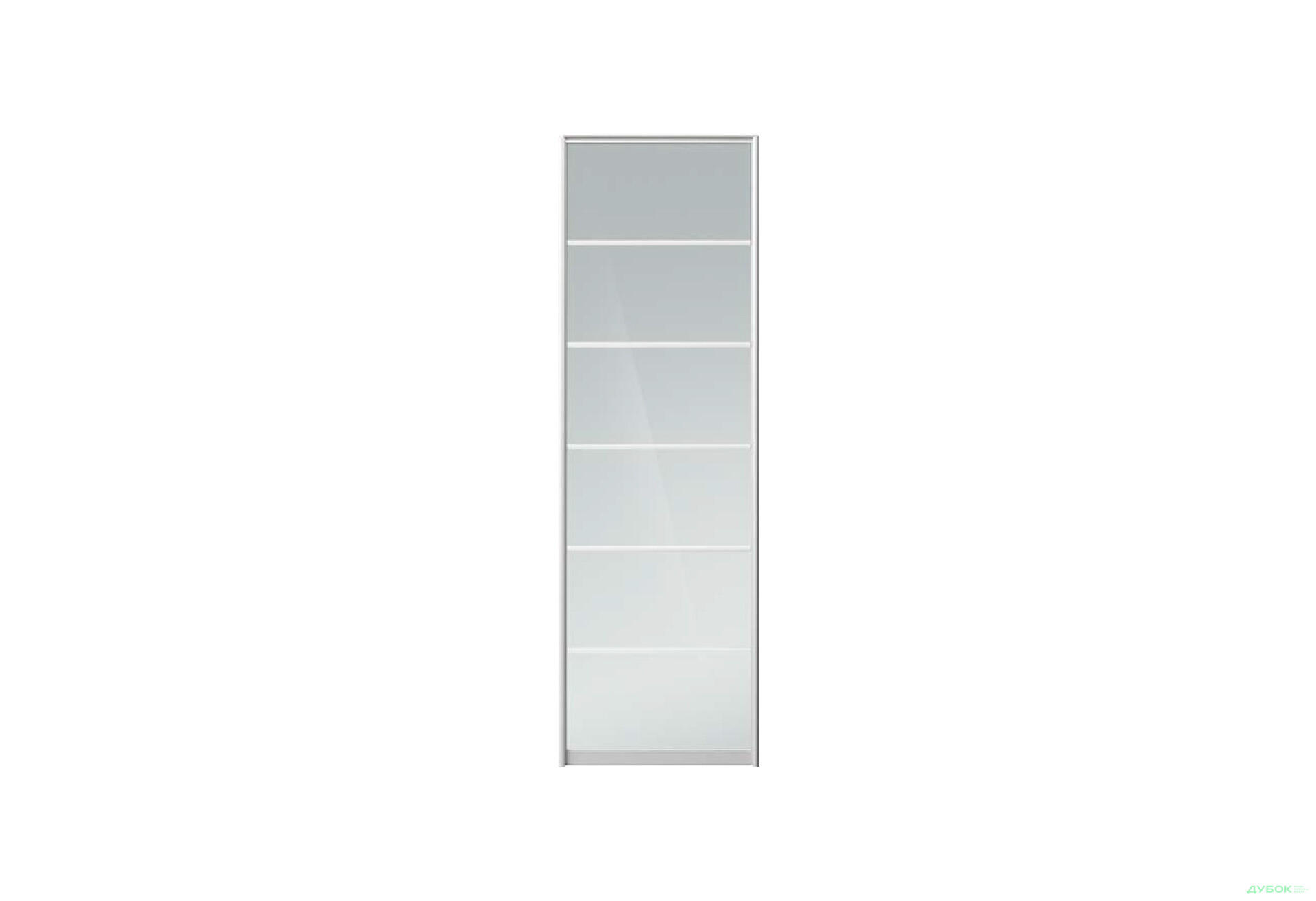 Изображение 1 - Фасад Комб 4_4/4 Зеркало Серебро 596х2400 Шкаф-купе 2Д 1200x2400 Киевский стандарт