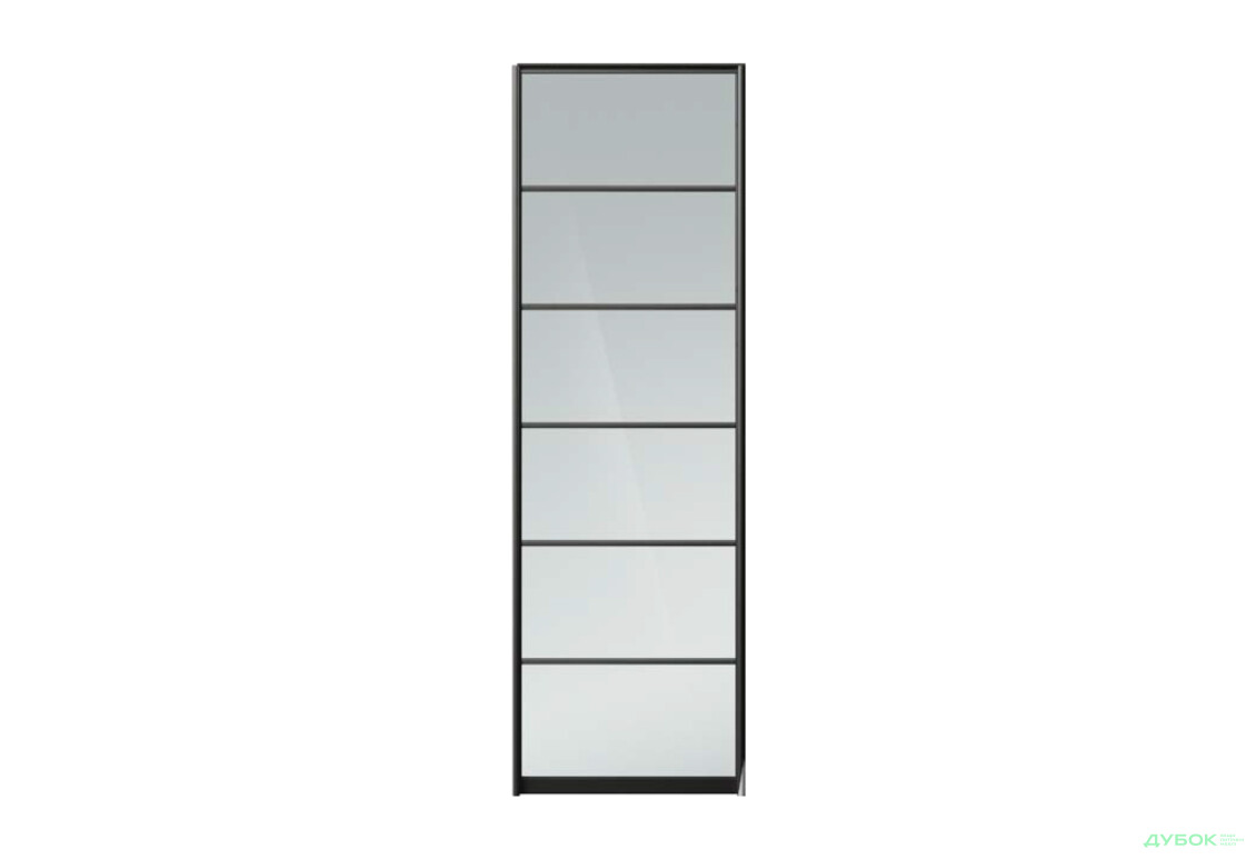 Изображение 2 - Фасад Комб 4_4/4 Зеркало Серебро 596х2400 Шкаф-купе 2Д 1200x2400 Киевский стандарт