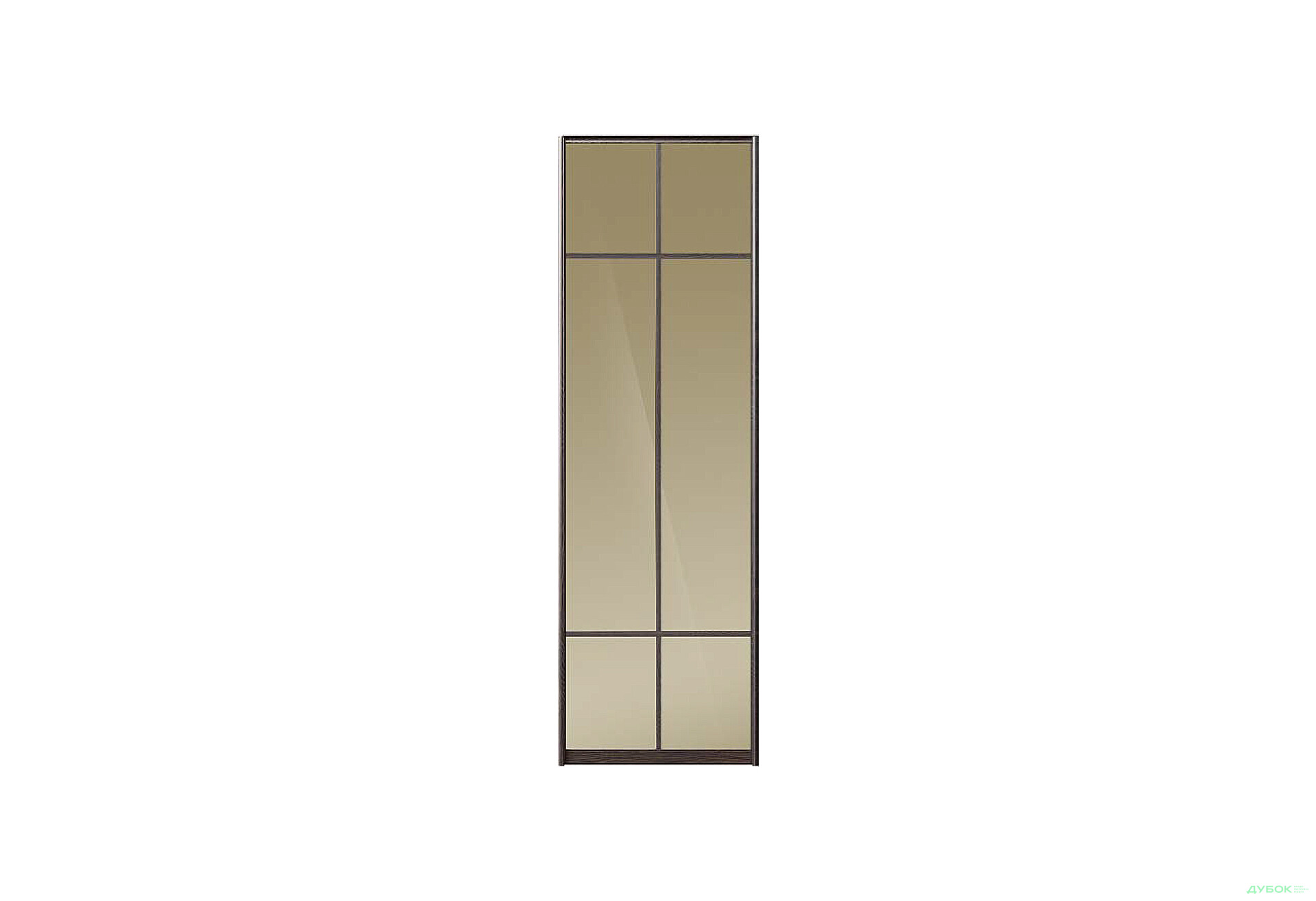 Изображение 3 - Фасад Комб 41_41/2 Зеркало Бронза 596х2400 Шкаф-купе 2Д 1200x2400 Киевский стандарт