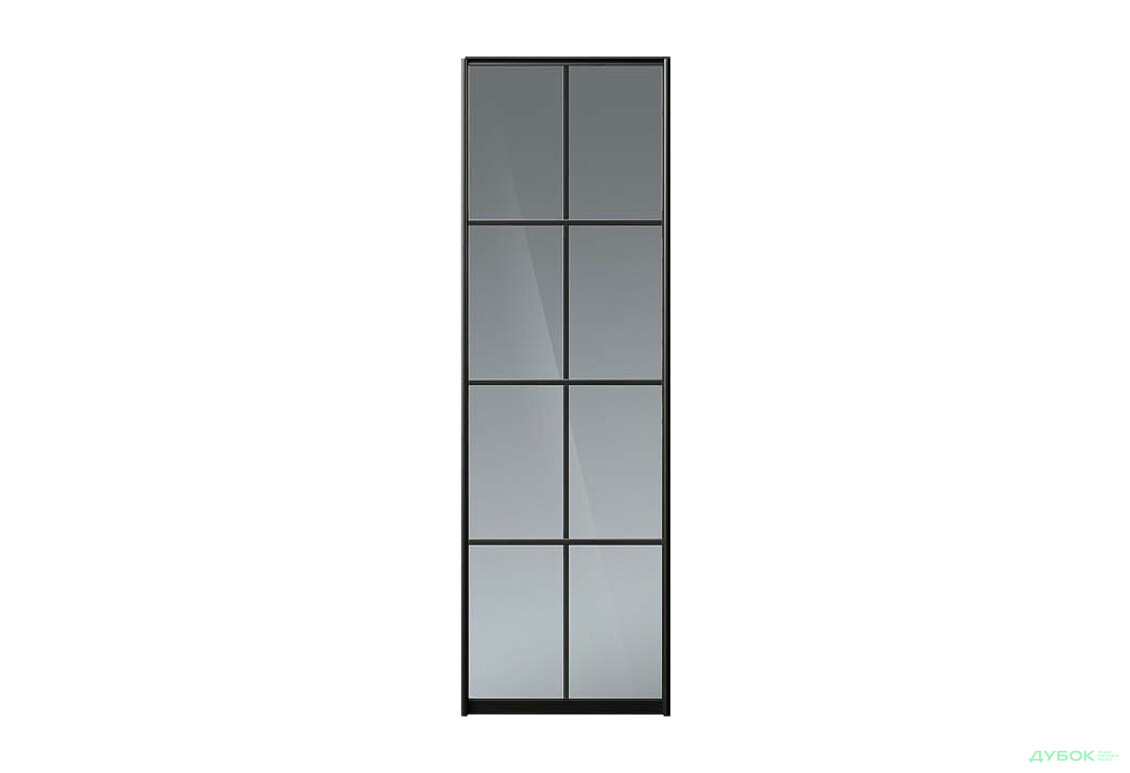 Зображення 2 - Фасад Комб 36_36/3 Дзеркало Графіт 8К 646х2400 Шафа-купе 2Д 1300х2400 Київський стандарт