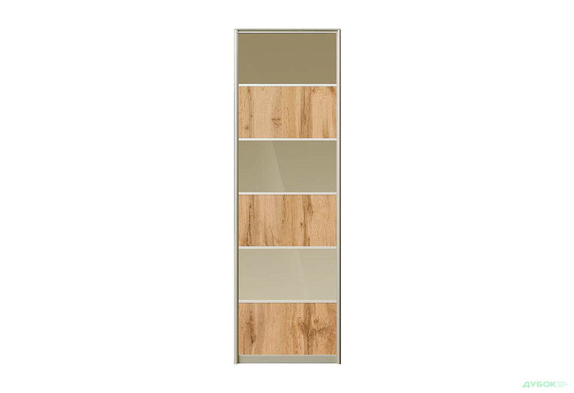Изображение 2 - Фасад Комб 4_4/3 ДСП + Зеркало Бронза 746х2400 Шкаф-купе 2Д 1500х2400 Киевский стандарт